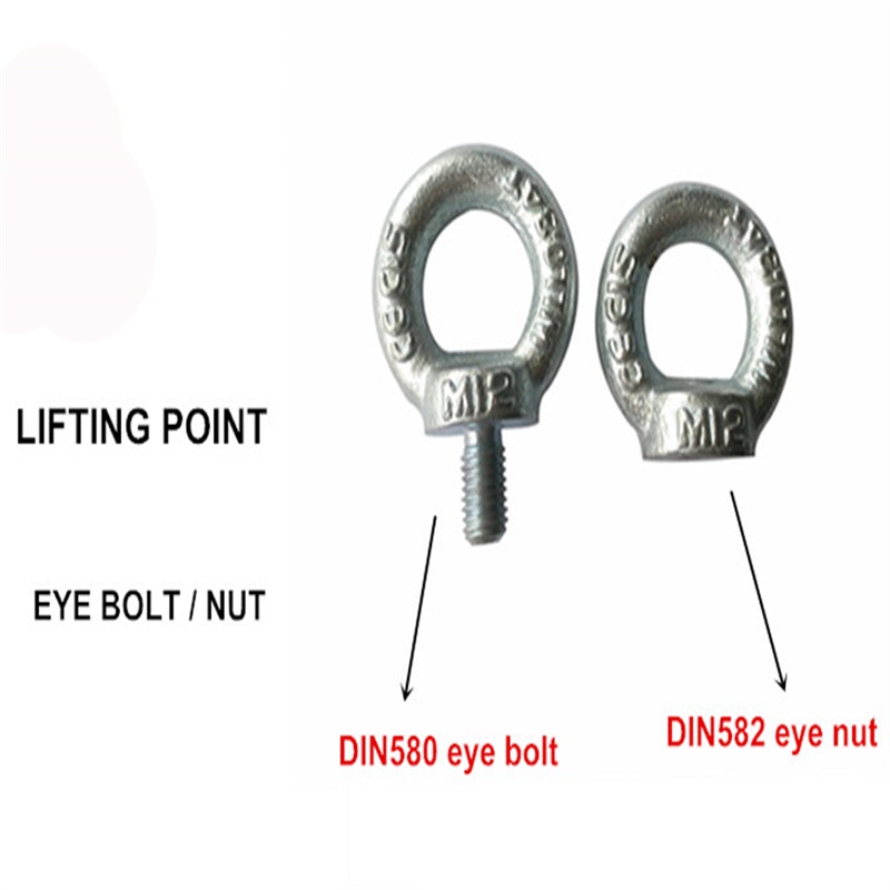Electric Galv. C15e sau C15 Material din oțel DIN580 Șurub de ridicare pentru ochi